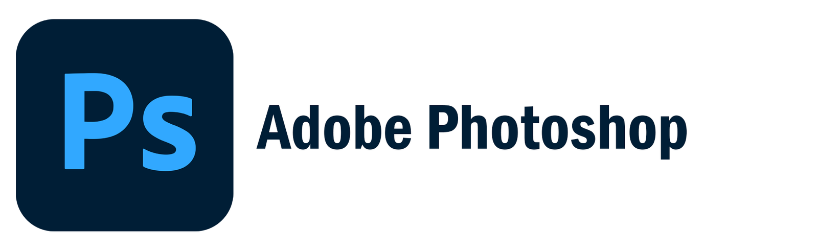 Adobe Photoshop logo draft