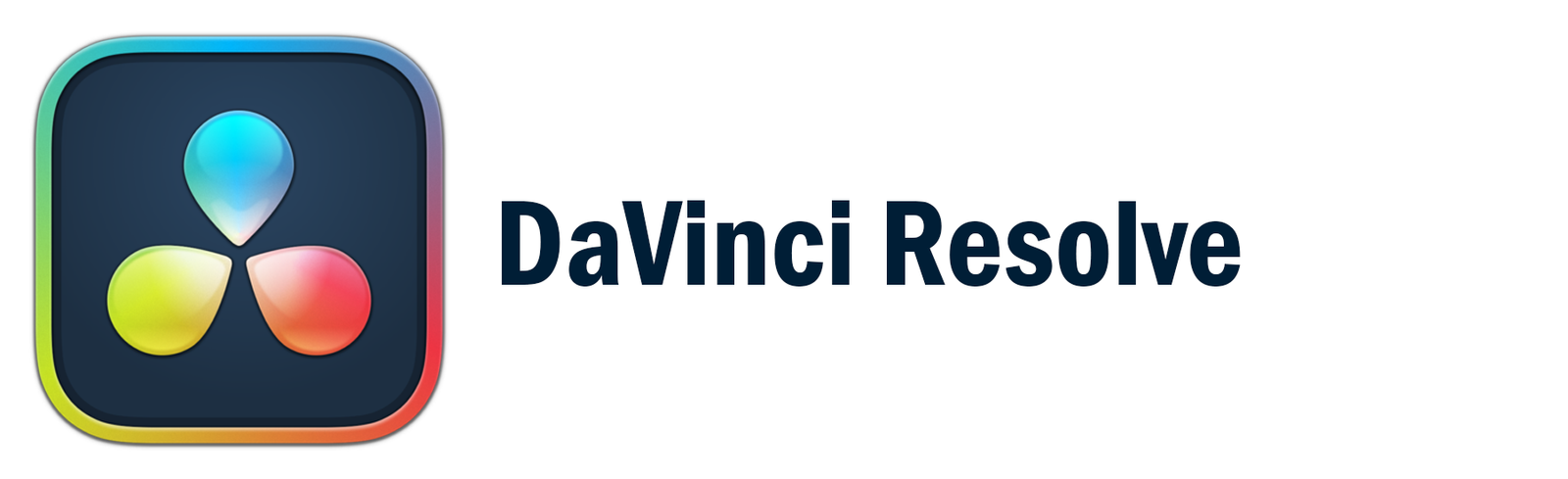 Davinci Resolve logo draft